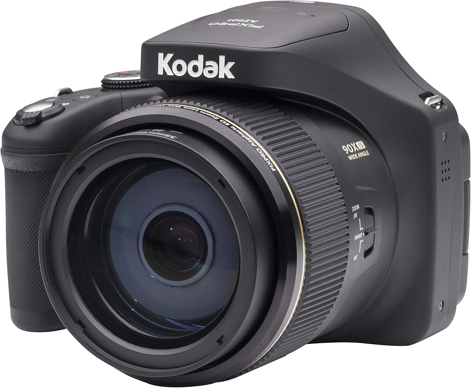Kodak PIXPRO Astro Zoom AZ901-BK 20MP Digital Camera with 90X Optical Zoom and 3 LCD (Black)