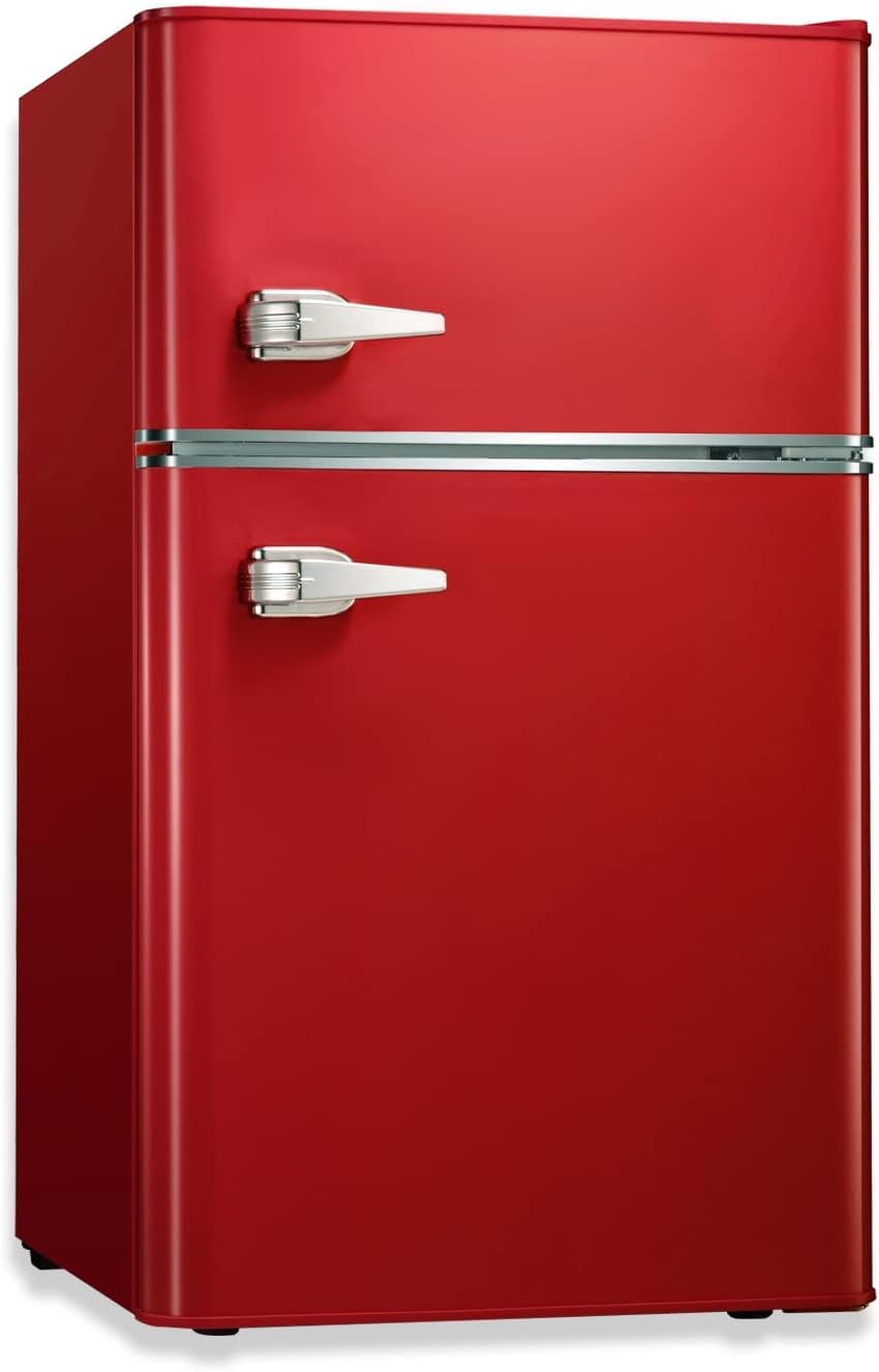 Antarctic Star Compact Mini Refrigerator Separate Freezer