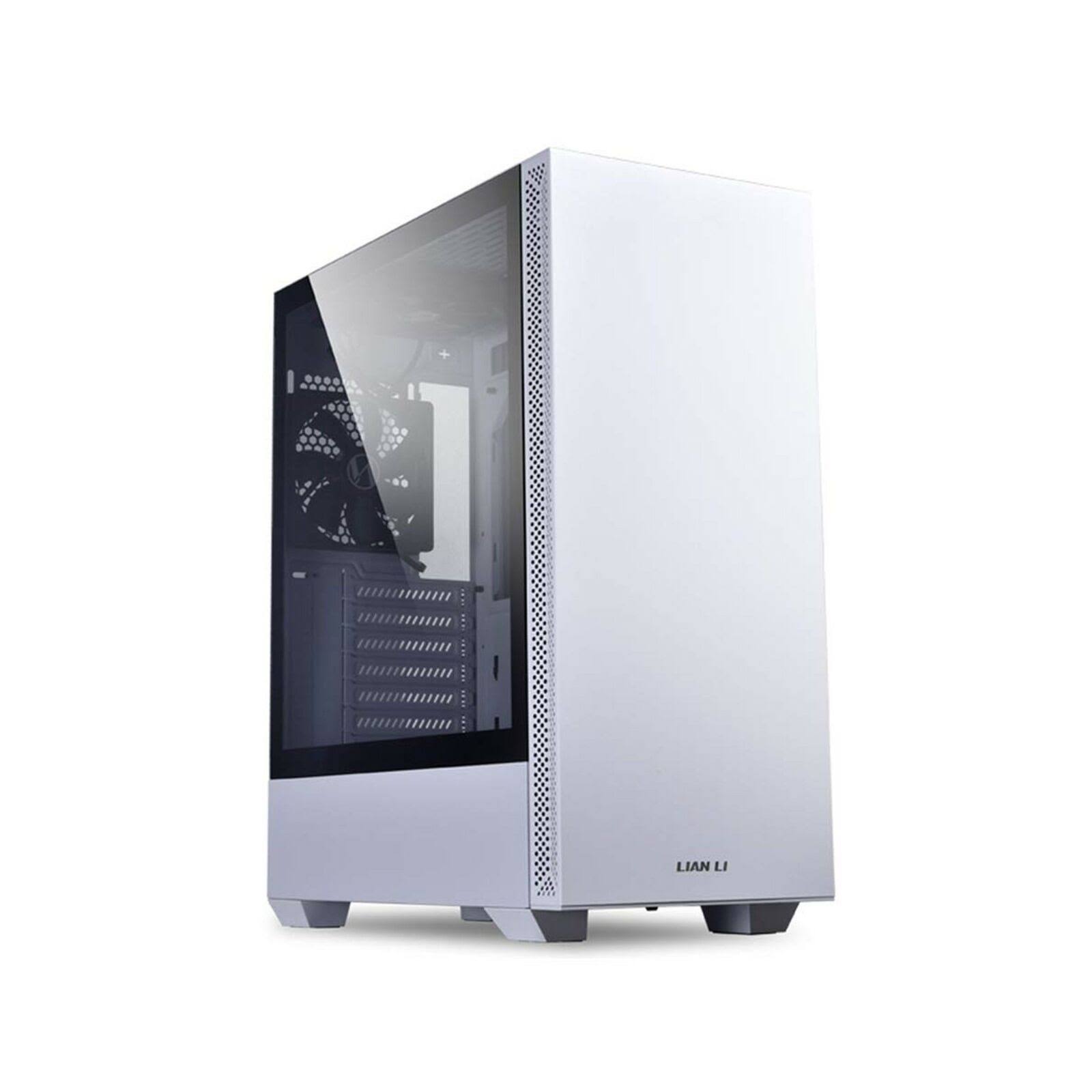 Lian Li Mid-Tower Chassis ATX Computer PC Gaming Case Tempered Glass Side Panel (Like New, Damaged Retail Box)