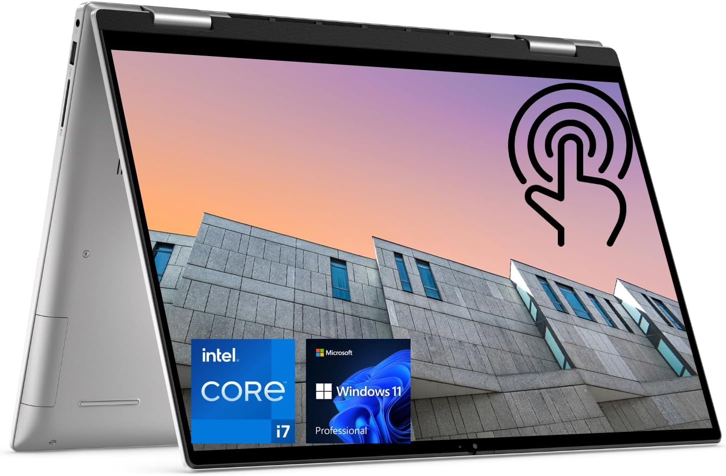 DELL Inspiron Newest 16" 7630 Business Convertible 2-in-1 Laptop, FHD+ Touchscreen, Intel Core i7-1360P, 16GB DDR5 RAM, 2TB PCIe SSD, SD Card Reader