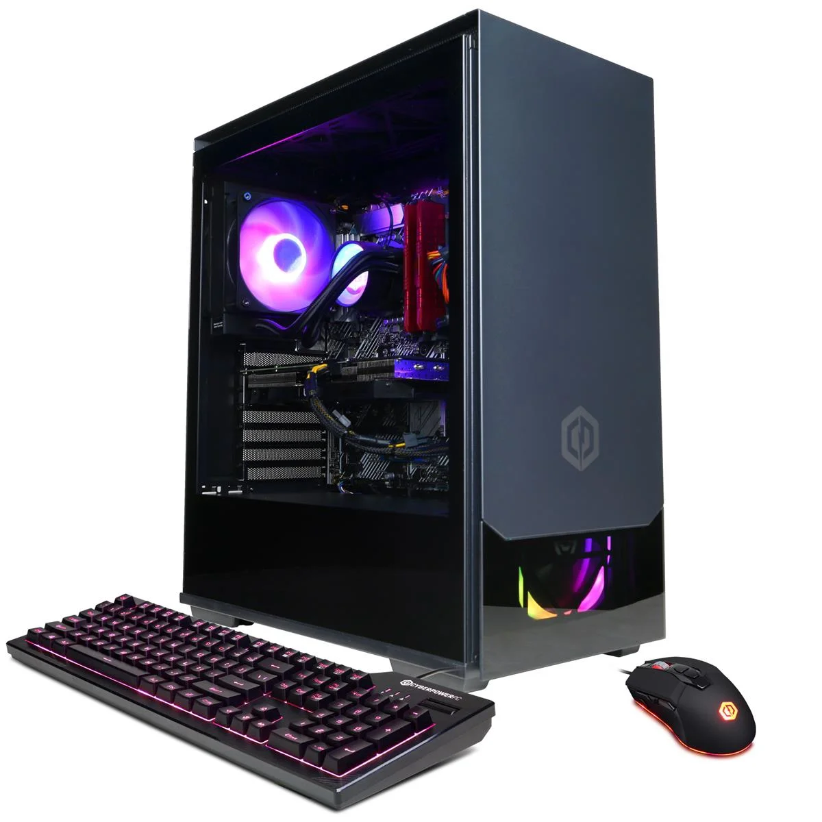 Gamer Supreme Liquid Cool Gaming Desktop Computer, Intel Core i7-12700KF 3.6GHz, 16GB RAM, 1TB SSD, NVIDIA GeForce RTX 3070 Ti 8GB, Windows 11 Home
