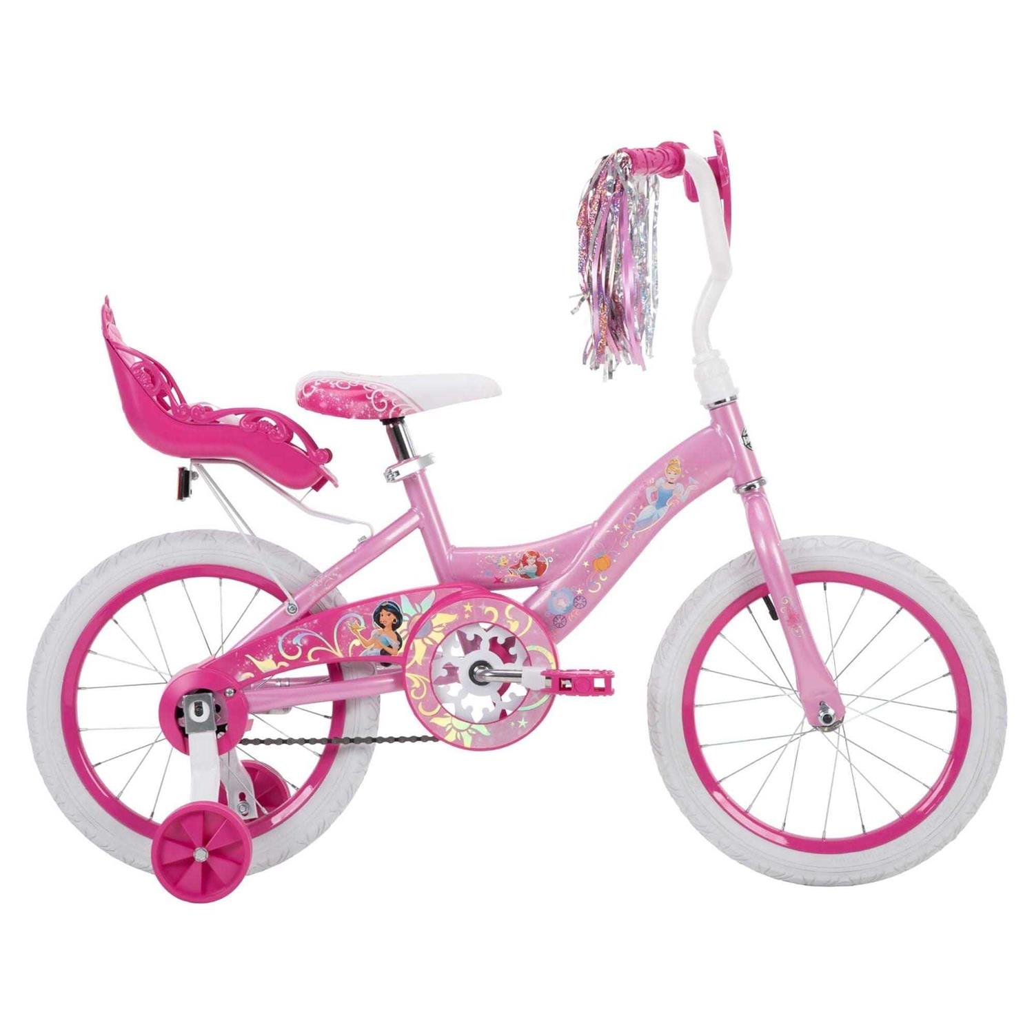 Disney Princess Girls 16 Sidewalk Bike with Training-Wheels by Huffy - Sports Supplies Online Store