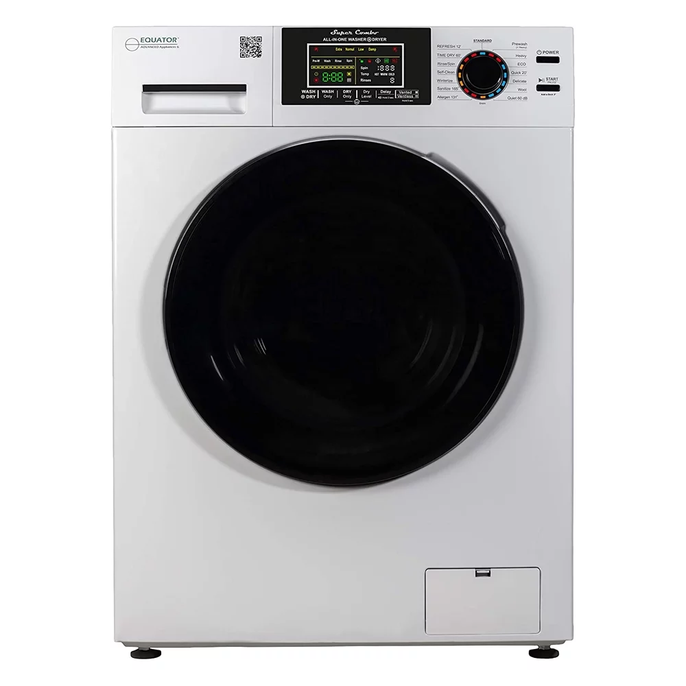 Equator EZ5500 Super Combination Vent/Ventless Home Washer Dryer Unit, White