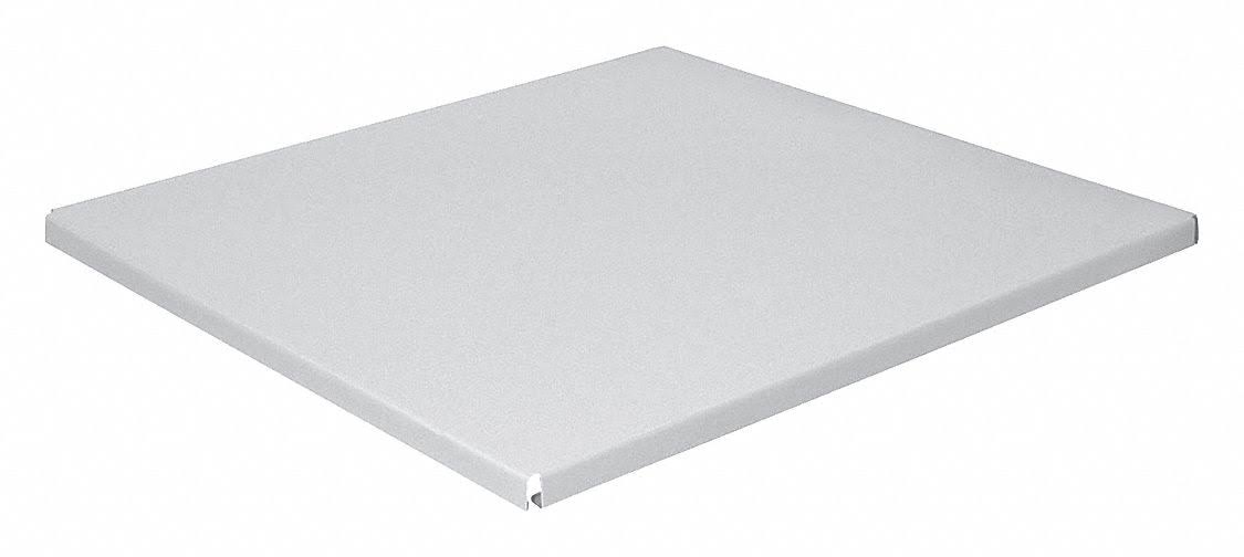 Sandusky EA10182400-05 Half Shelf,18 in. W x 24 in. D,Dove Gray