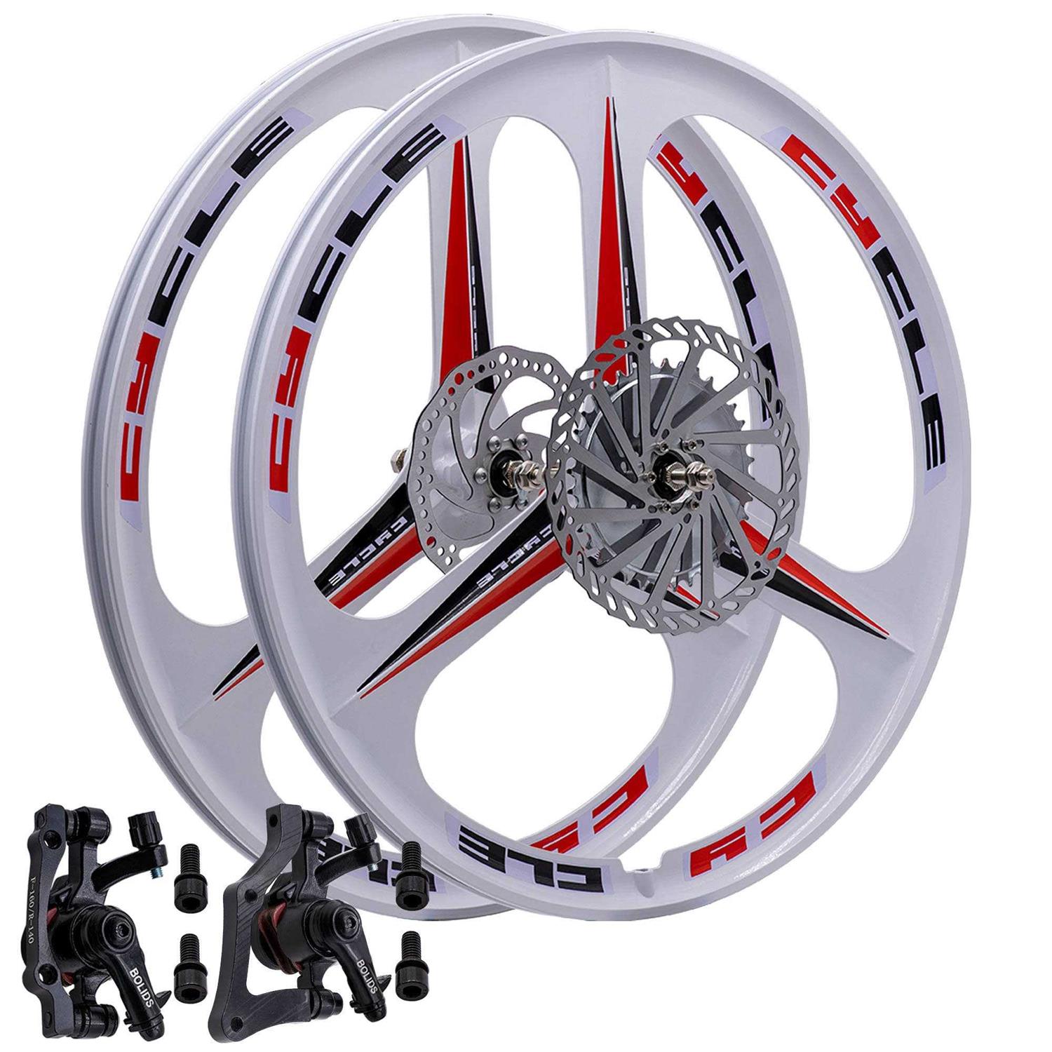 BBR Tuning 26 inch Heavy Duty 3 Spoke Motorized Bike Mag Wheel Set - Sports Supplies Online Store