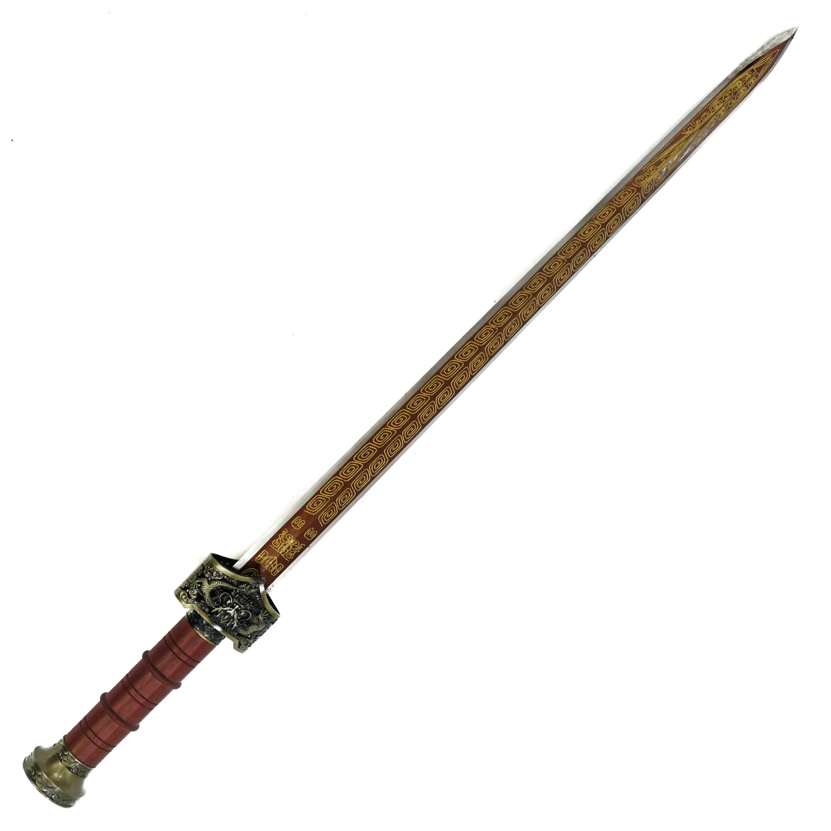 Rental Sword- Han Jian Sword- High Carbon 1095 Steel Sword- 30x22- Chinese Sword-Rent