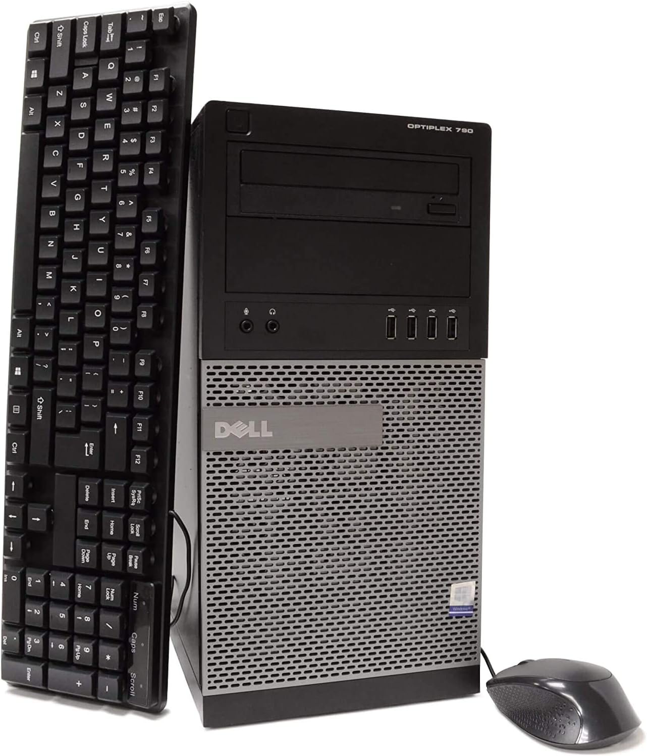 Dell Optiplex 790/990 Tower Desktop Computer (Intel Core i5-2400 3.1GHz,8GB DDR3 RAM,120G SSD+3TB HDD,DVD-ROM,USB WIFI