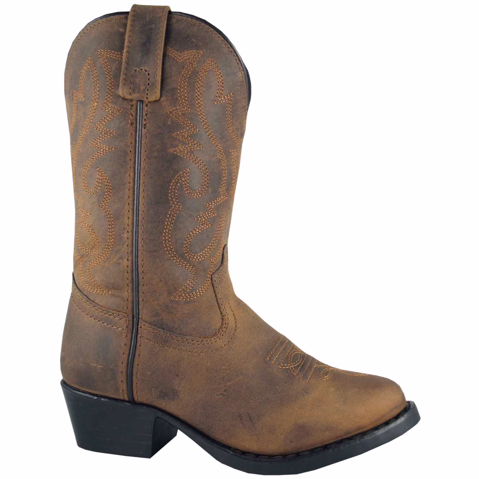 Smoky Mountain Boots Youth Boys Denver Brown Oiled Leather Western 5.5 D