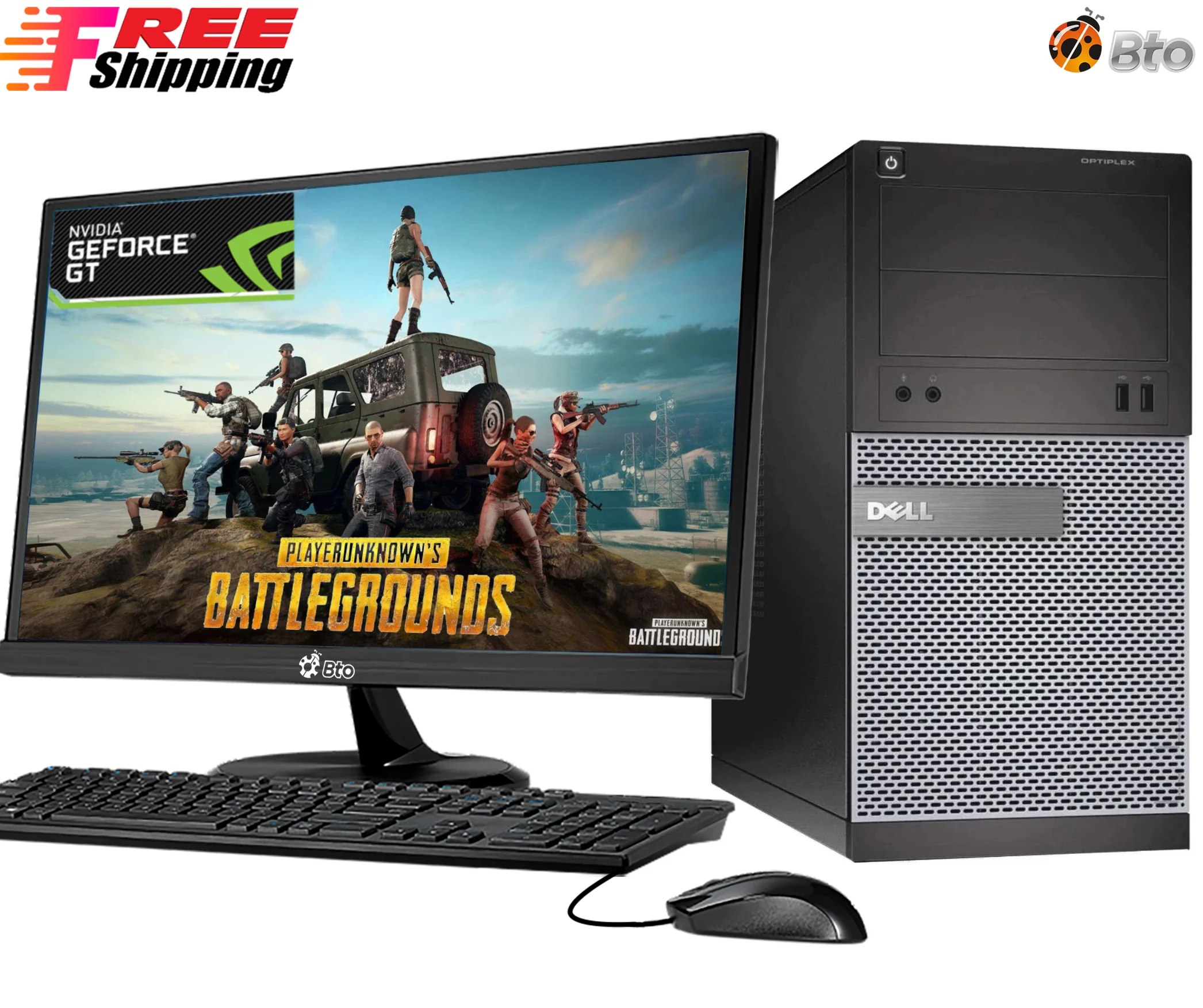Restored Gaming Dell Desktop Tower Computer PC Intel Core i5 Processor 16GB Ram 128GB SSD