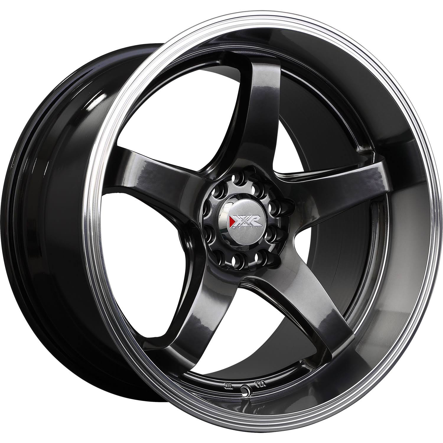 XXR 555 17x8 5x100/5x114.3 35et Chromium Black / ml Wheel
