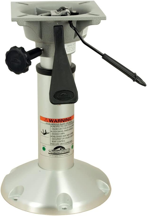 Springfield Marine 1250100-L1 Mainstay Regular 2-3/8" Air-Powered Pedestal - 14"-20", Swivel