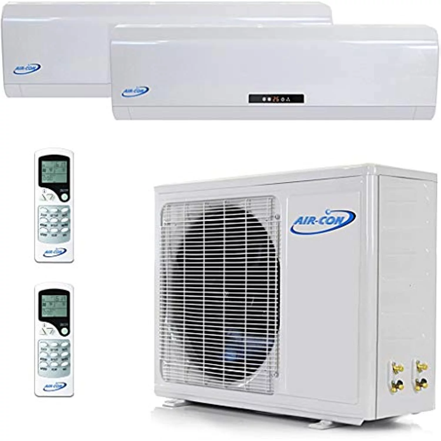 2 Zone Mini Split 9000 24000 Ductless Air Conditioner Pre-Charged Dual Zone Mini Split USA Parts & Awesome Support