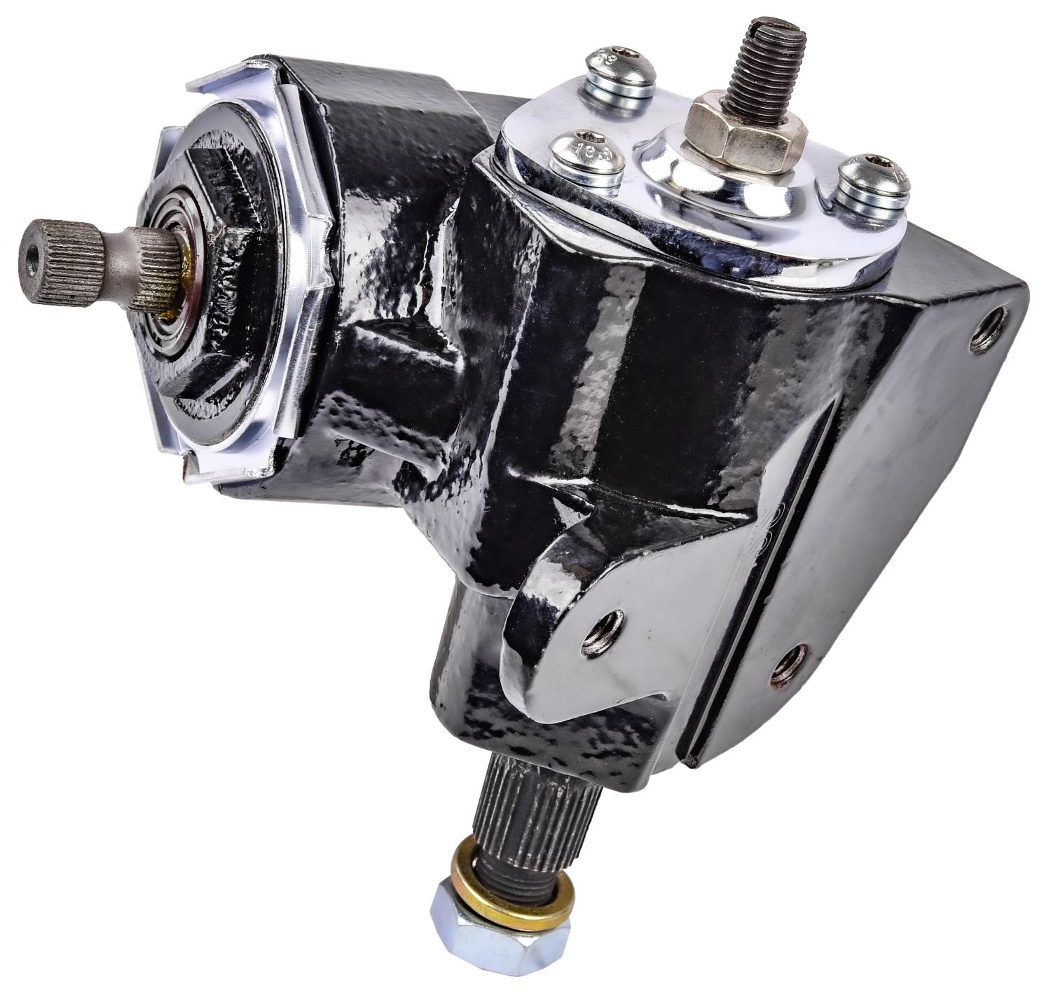 JEGS 60754 Reverse Manual Steering Box 1960-1969 Corvair 20:1 Steering Ratio Inp