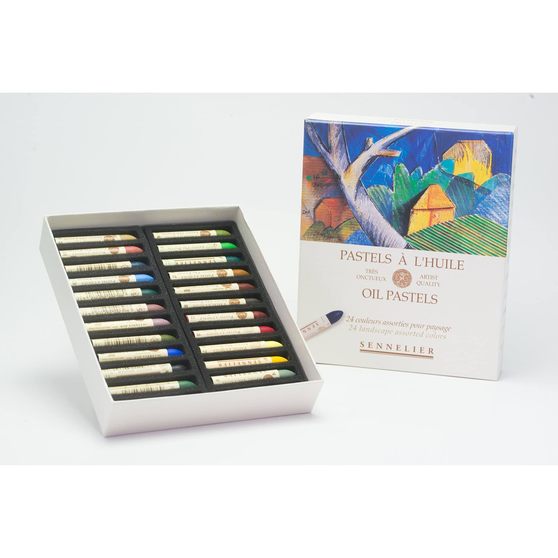 Sennelier Oil Pastel Set 24 Colors Landscape