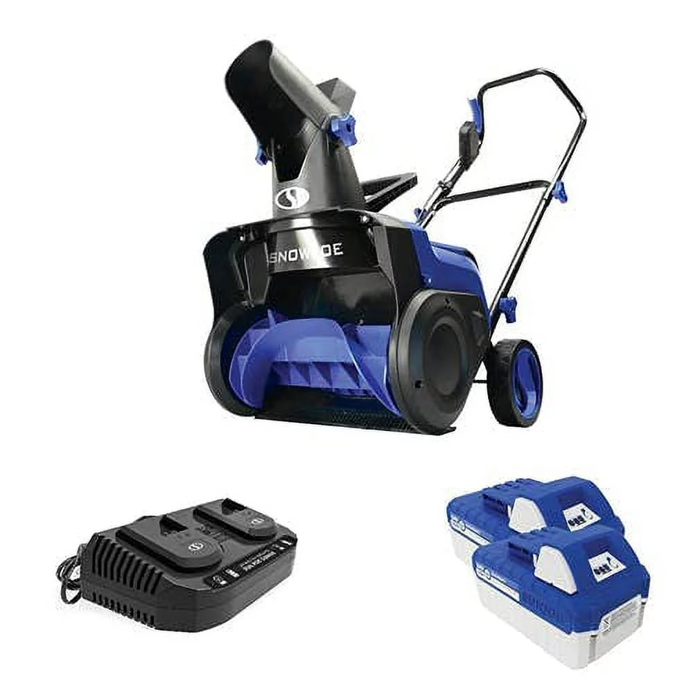 Restored Snow Joe 24V-X2-SB15 48-Volt iON+ Cordless Snow Blower Kit 15-Inch W/ 2 x 4.0-Ah Batteries and Charger (Refurbished)