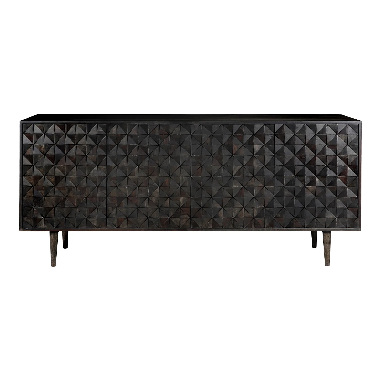 Moe's Home Collection Pablo 4 Door Sideboard Black