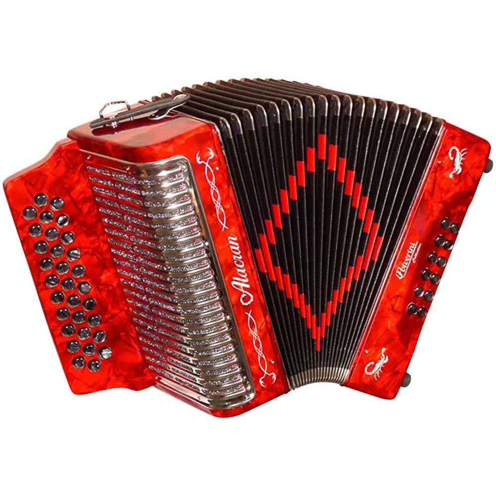 Alacran Accordion AL3112 Red with Case GCF