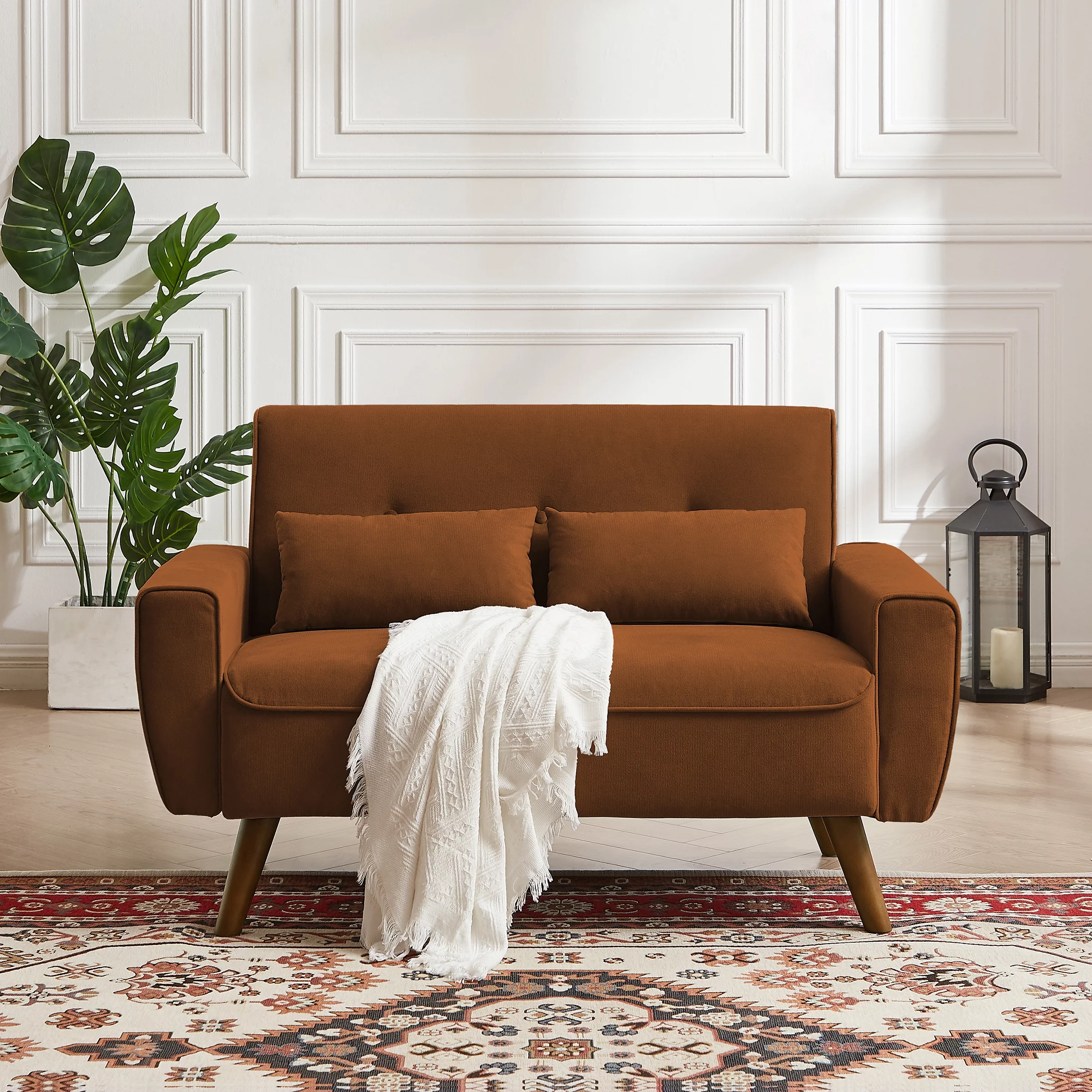 Jarenie 47" Small Modern Loveseat Sofa