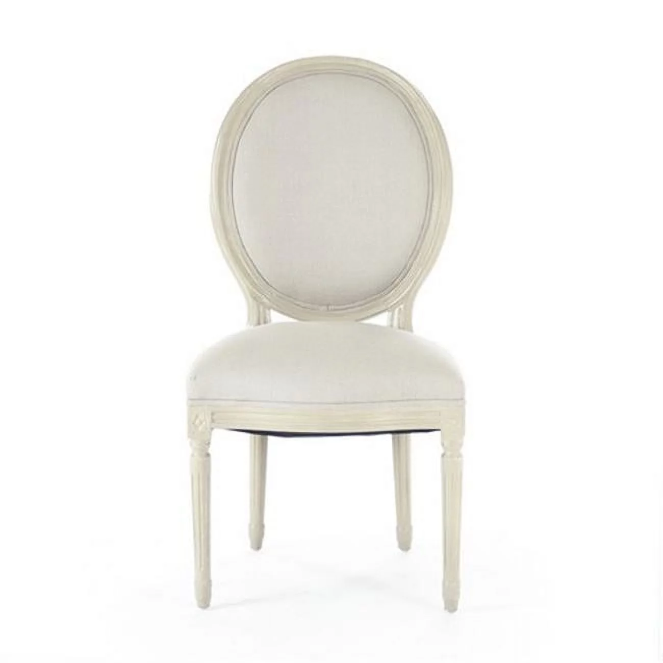 Medallion Side Chair- Grey Oak - 21 x 40 x 21 in.