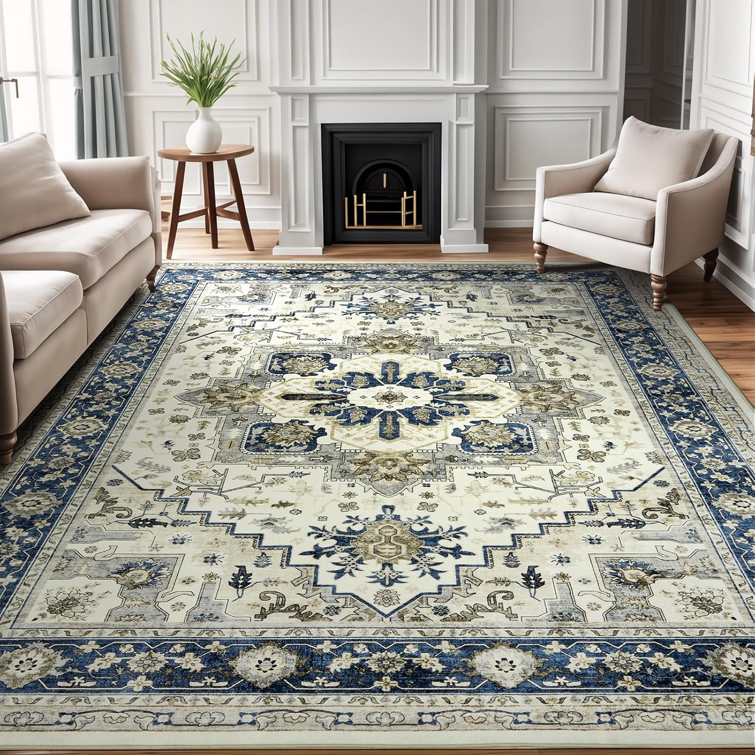 Large Area Rug for Living Room 8x10