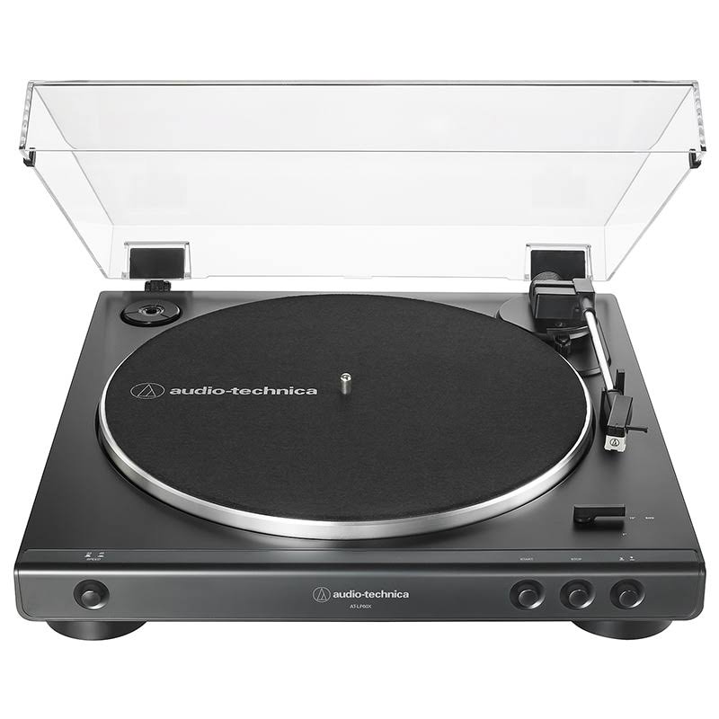 Audio-Technica Fully-Automatic Belt-Drive 2 Speed Turntable - Matte Black (ATLP60XBK)