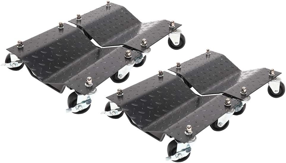 Set of (4) 3 Set Tire Wheel Dollies Dolly Vehicle Car Auto Repair Moving Car Dolly Set