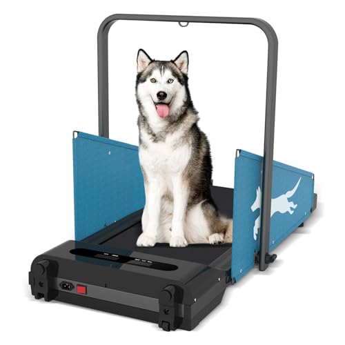 Dog Treadmill Pet Running Machine Dog SlatMill for Small & Medium-Sized Dogs Healthy Exercise Pet Fitness Treadmill Easy to Move 220 LBS