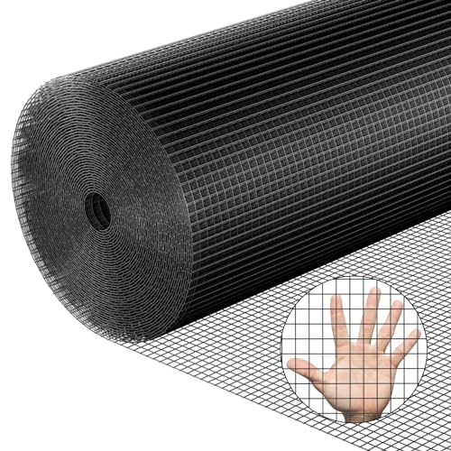 Hardware Cloth 1/2 inch 48 x 100 ft Galvanized Chicken Wire Fencing 19 Gauge Heavy Duty Hot Dip Galvanized Wire Fence Roll for Chicken Poultry Coop