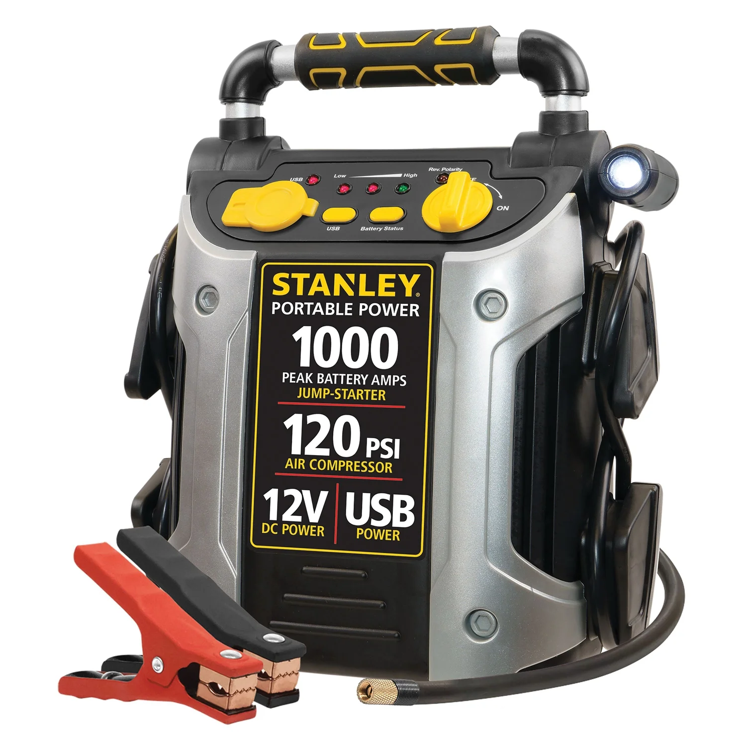STANLEY J5C09 1000 Peak Amp Jump Starter w/120 PSI Compressor - Radiant Selections