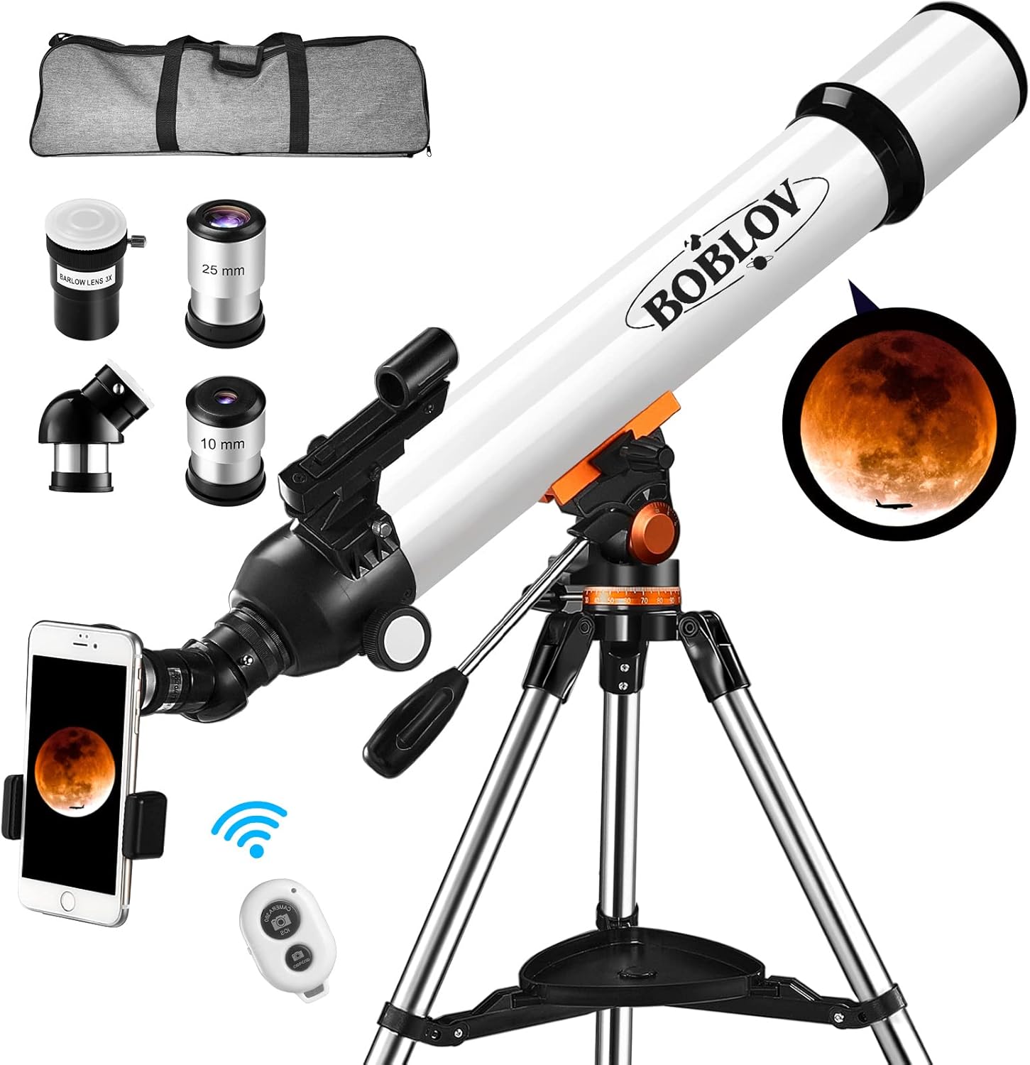 BOBLOV Astronomical Telescope for Adult/Kids, 700mmFocal Length