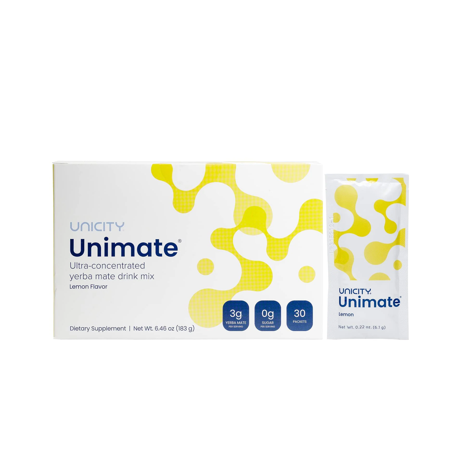 Unicity UNIMATE (Lemon, 30 Pouches) - Kansas Nuitrition - HNZSDS