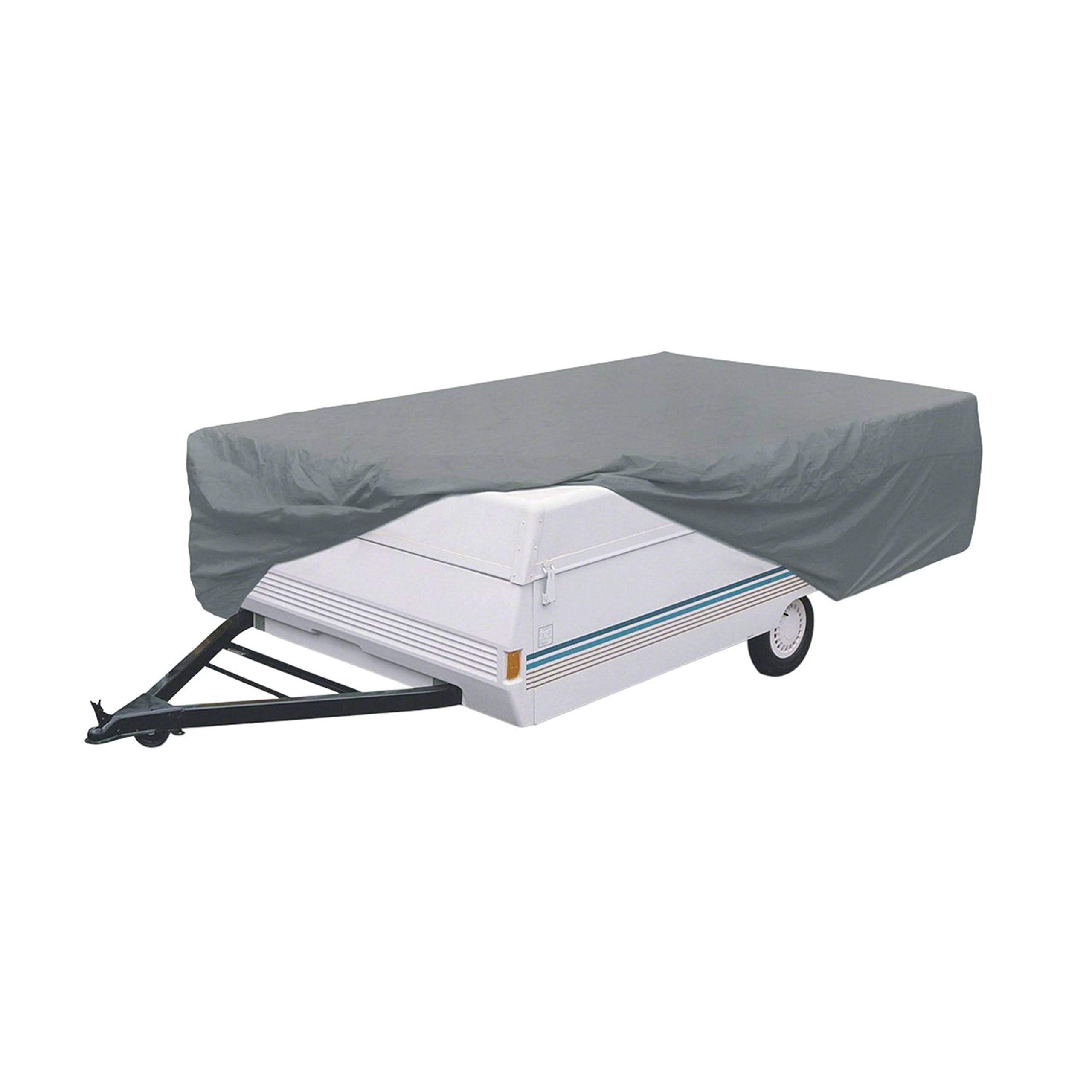 Classic Accessories 74403 Model 3 PolyPro I Folding Camping Trailer Cover, Gray
