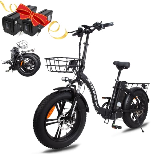 Electric Bike for Adults 1000W Folding Electric Bike Ebike with Removable Battery Fat Tire Electric Bicycle Long Range E Bike with Color Display