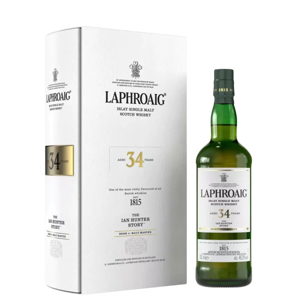 Laphroaig 34 Year Old The Ian Hunter Story Book 4 - Nestor Liquor