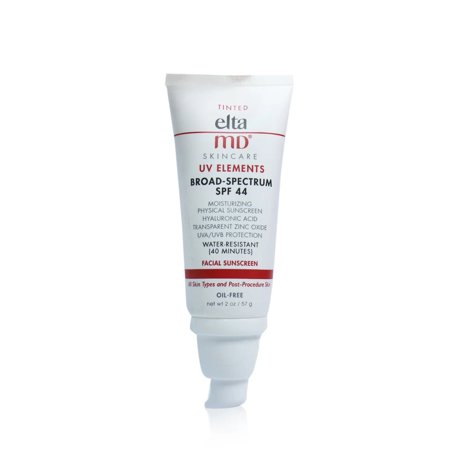 EltaMD UV Elements Moisturizing Physical Tinted Facial Sunscreen SPF 44 - For All Skin Types & Post-Procedure Skin (Unboxed) 57g/2oz