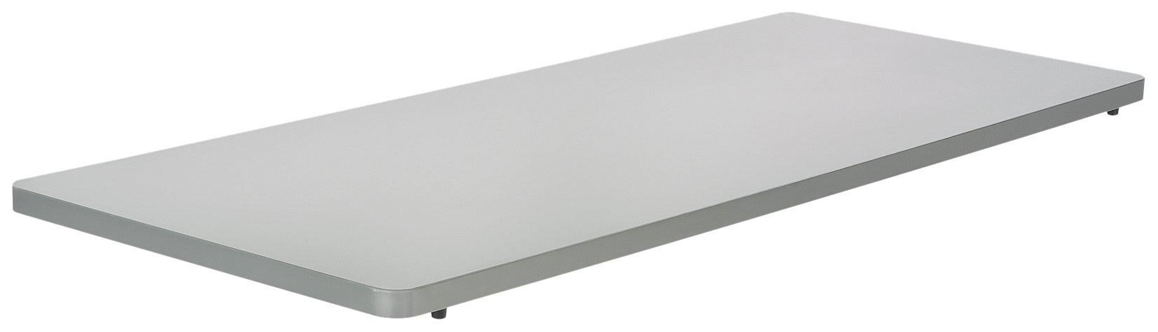 Safco Impromptu Mobile Training Table Rectangle Top 48 by 24-Inch, Grey