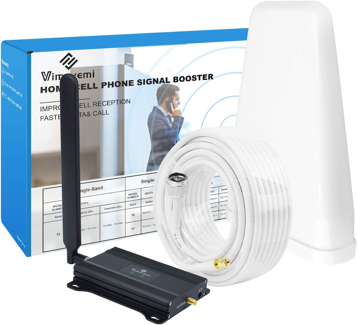 Verizon Cell Phone Signal Booster Home 4G LTE 5G Cell Phone Booster Verizon Signal Booster Band 13 Verizon Network Extender Cell Booster Antenna