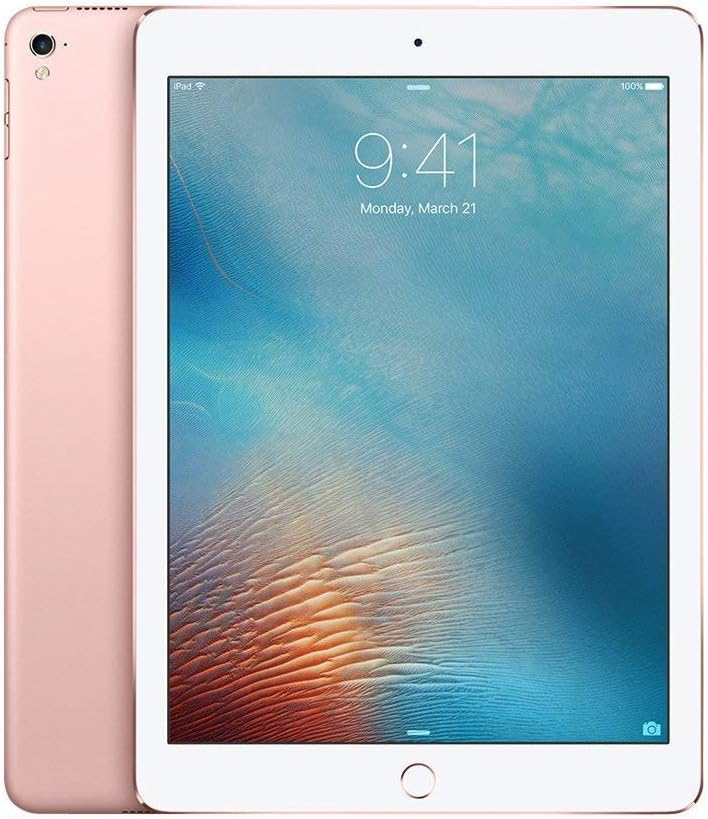 Apple iPad Pro Tablet (256GB, Wi-Fi, 9.7in) Rose (Renewed)