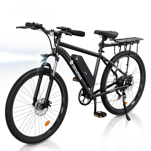 isinwheel M10 Electric Bike Adult 500W, 26" Commuting Electric Mountain Bike 20MPH Max Range 55+ Miles, Professional 35-Speed, Removable Battery