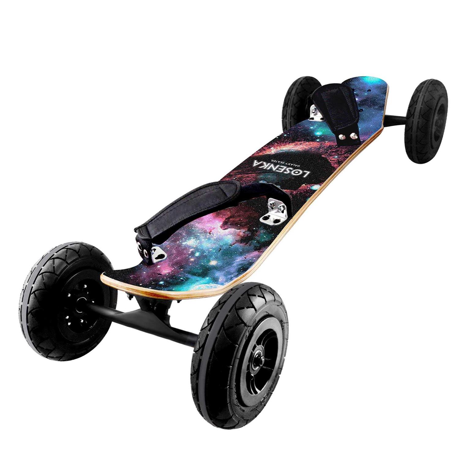 LOSENKA Mountainboard All Terrain Skateboard Kiteboard Cross Country Mountainboard Big Wheel Downhill Longboard All Terrain Longboard Kite Board
