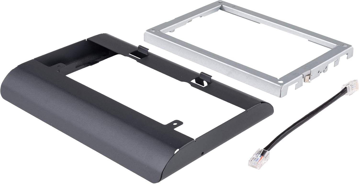 Cisco Wall Mount Kit for IP Phone 7861, Includes Screws, Anchors, Phone Bracket, Wall Bracket, and 8-inch Ethernet Cable