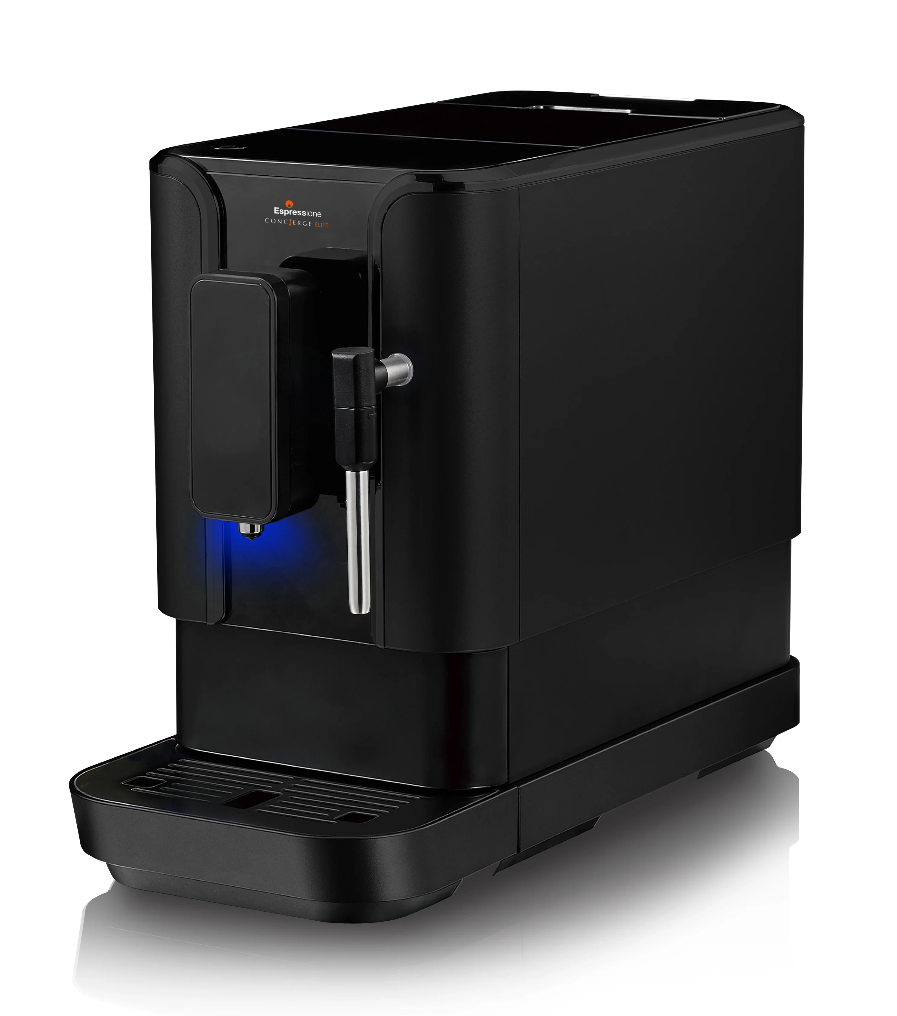 Espressione Concierge Elite Fully Automatic Bean to Cup Espresso Machine in Infinite Black