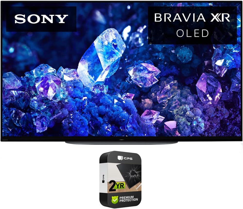 Sony XR42A90K Bravia XR A90K 42 inch 4K HDR OLED Smart TV 2022 Model (Renewed) Bundle with 2 YR CPS Enhanced Protection Pack