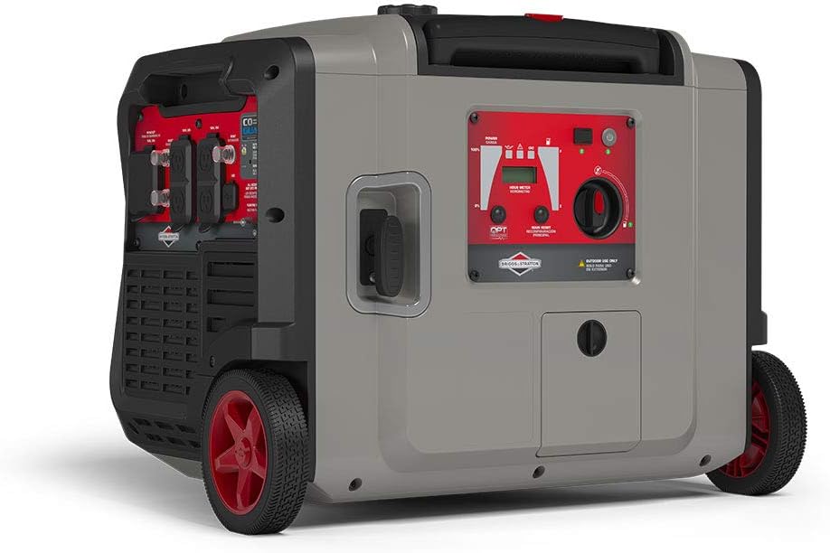 Briggs & Stratton P4500 Portable (030836) Generators, 4500-Watt, Gray/Red