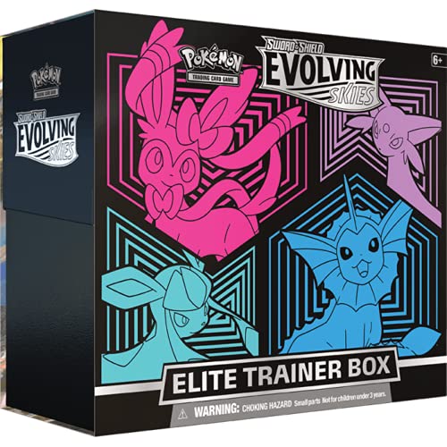 Pokemon SAS7 Evolving Skies Eliter Trainer Box - Blue - Radiant Selections