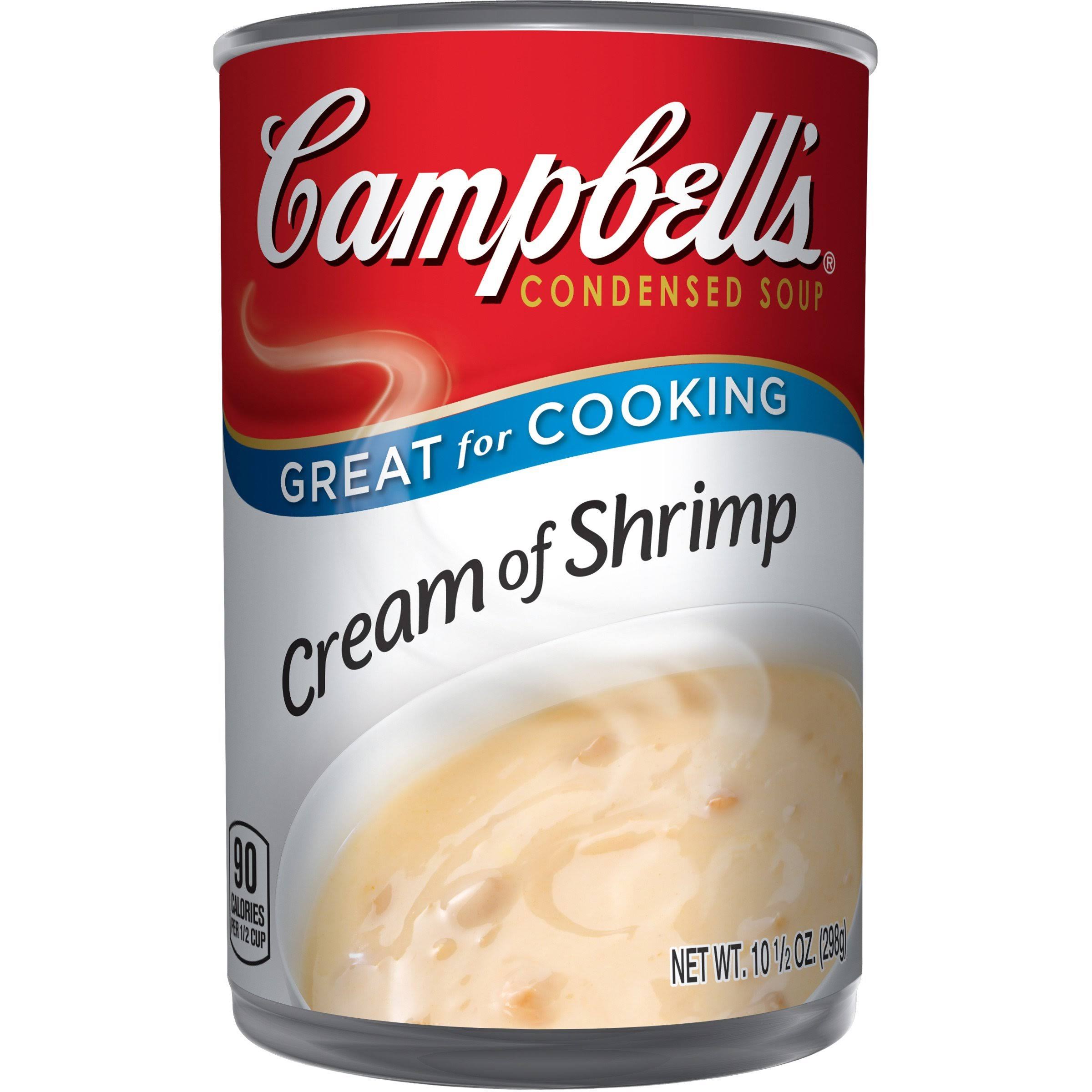 Campbell&s Condensed Cream of Shrimp Soup 10.5 oz. Can Pack of 12