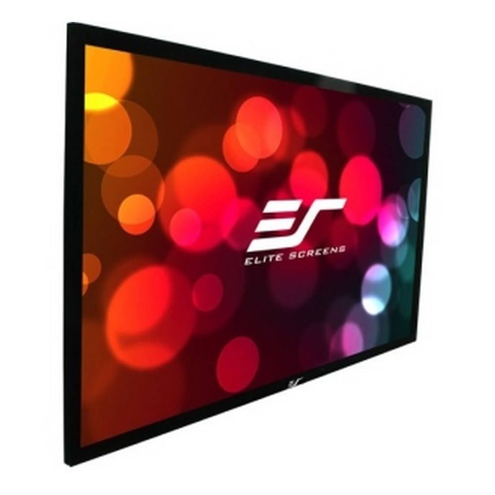 Elite Screens ezFrame Series R84WV1 NTSC Format Projection Screen - Black