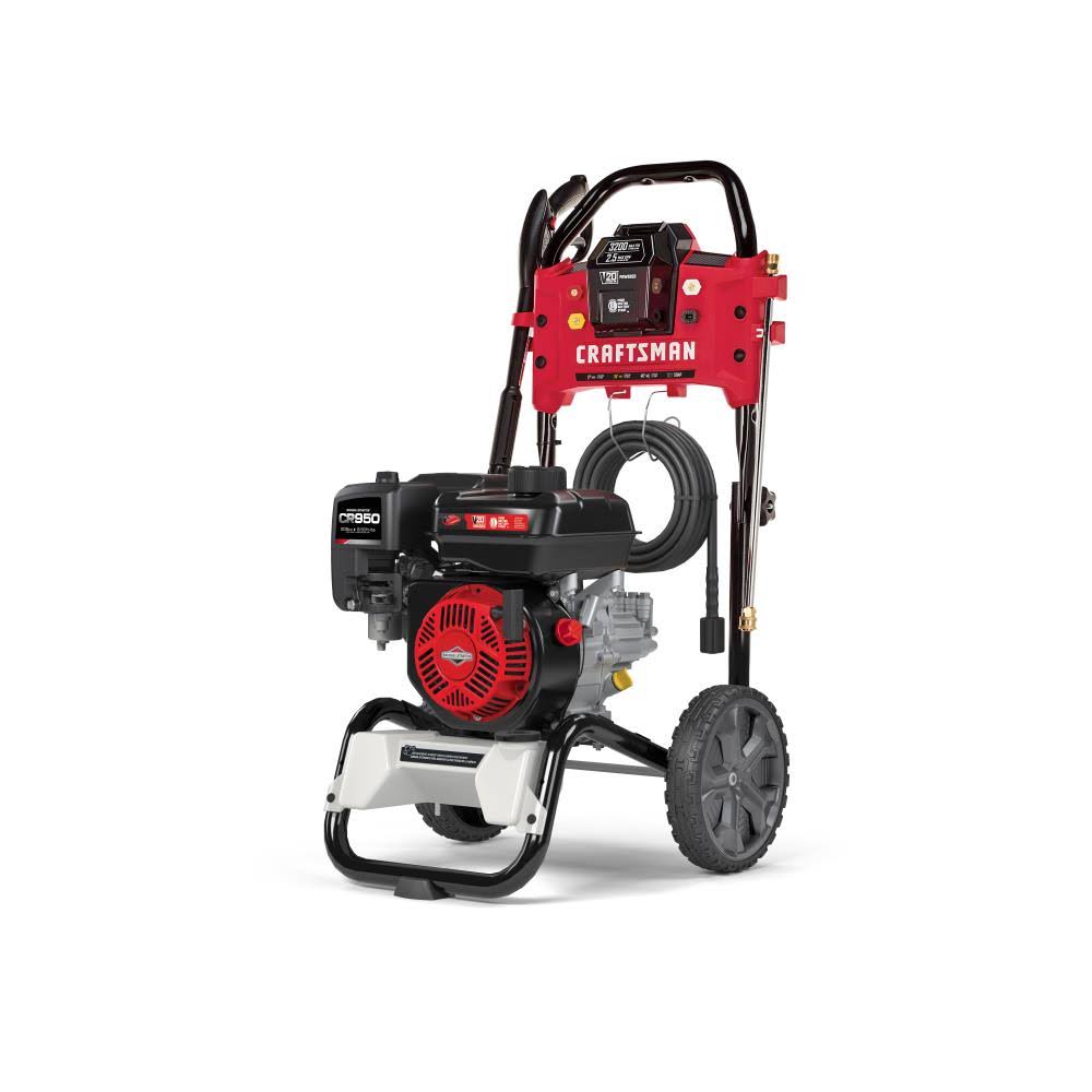 Craftsman 3200-PSI 2.5-GPM Cold Water GAS Pressure Washer with Briggs u0026 Stratton Carb in Black | CMXGWAS020807