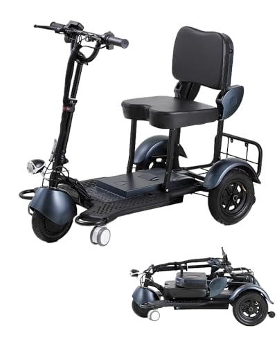 Folding Mobility Scooter Lightweight Mobility Scooters for Seniors,Small Electric Portable Mobility Scooters Handicap Scooters for Adults