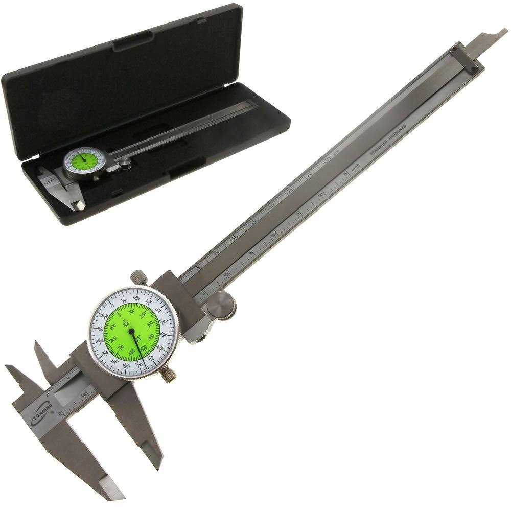 iGaging 6 Fractional & Decimal inch Combination Dial Caliper